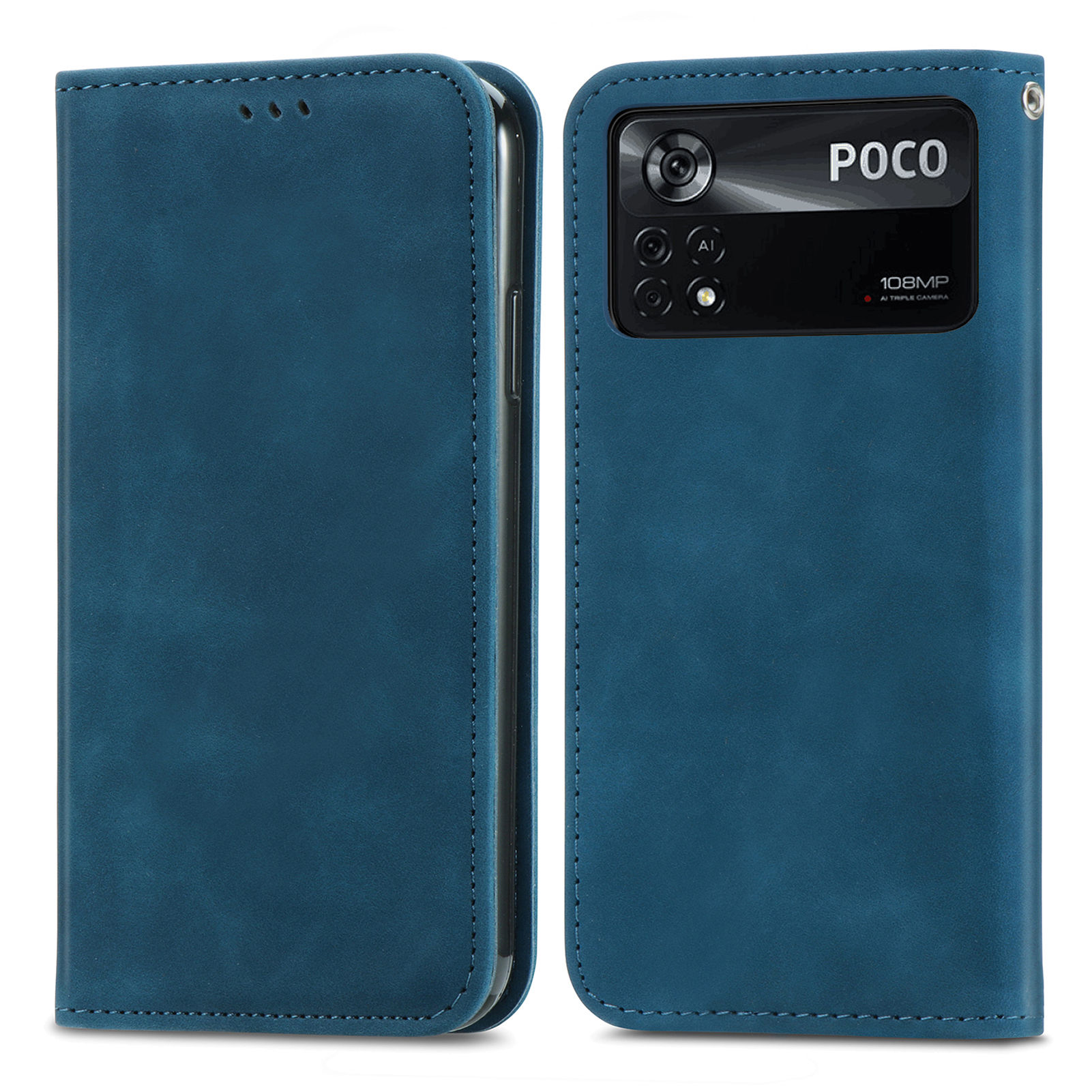 Elegantna_Flip_Torbica-Xiaomi_Poco_X4_Pro-modra-01 | Poceni-Ovitki.si