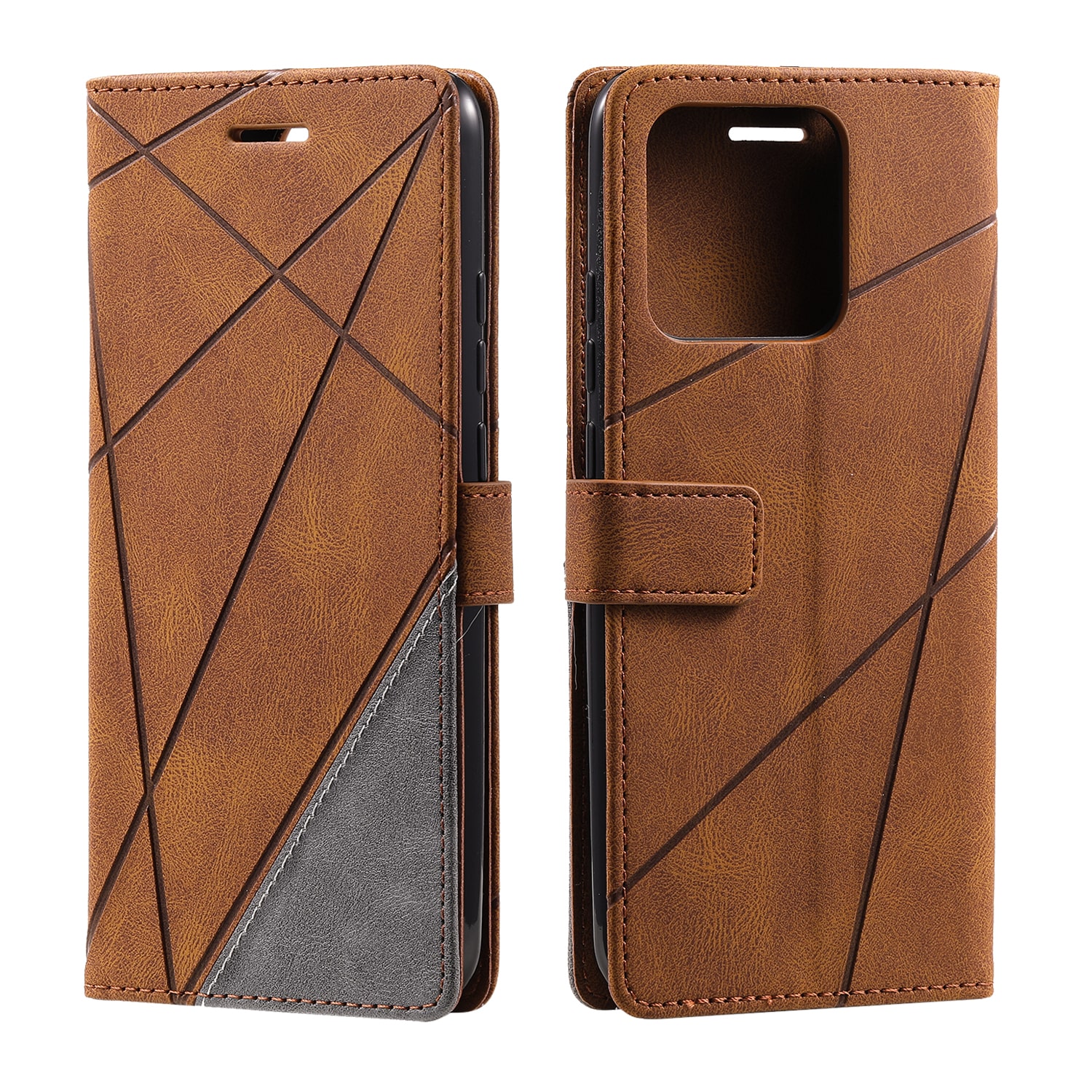 Elegantna_flip_line_torbica-Xiaomi_13_Pro-rjava-1 | Poceni-Ovitki.si