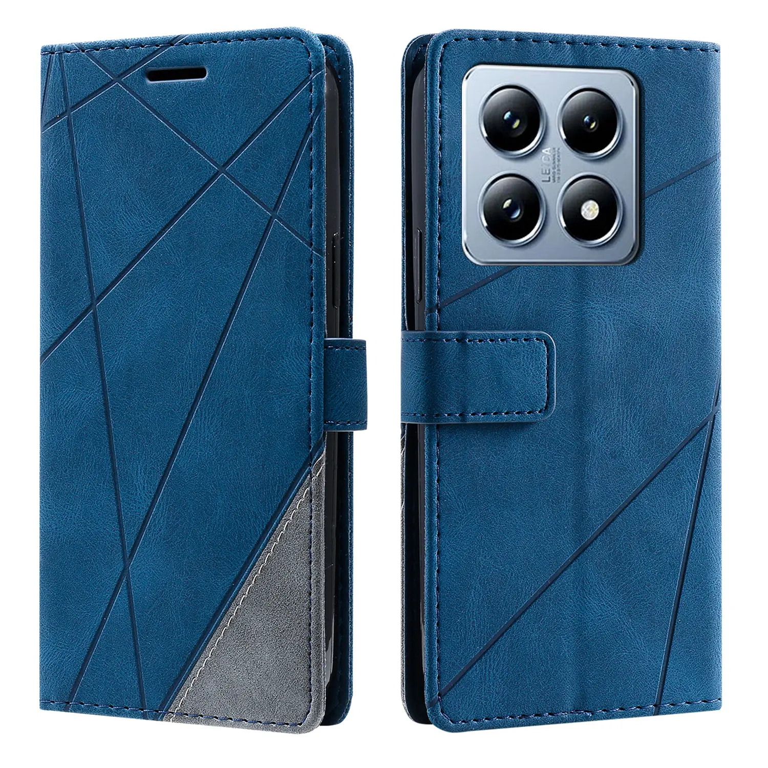 Elegantna_flip_line_torbica-Xiaomi_14T_Pro-modra-1 | Poceni-Ovitki.si