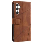 Elegantna_flip_line_torbica-Samsung_Galaxy_A17_5G-rjava-4 | Poceni-Ovitki.si