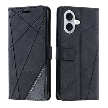 Črna Flip Line torbica (iPhone 17)