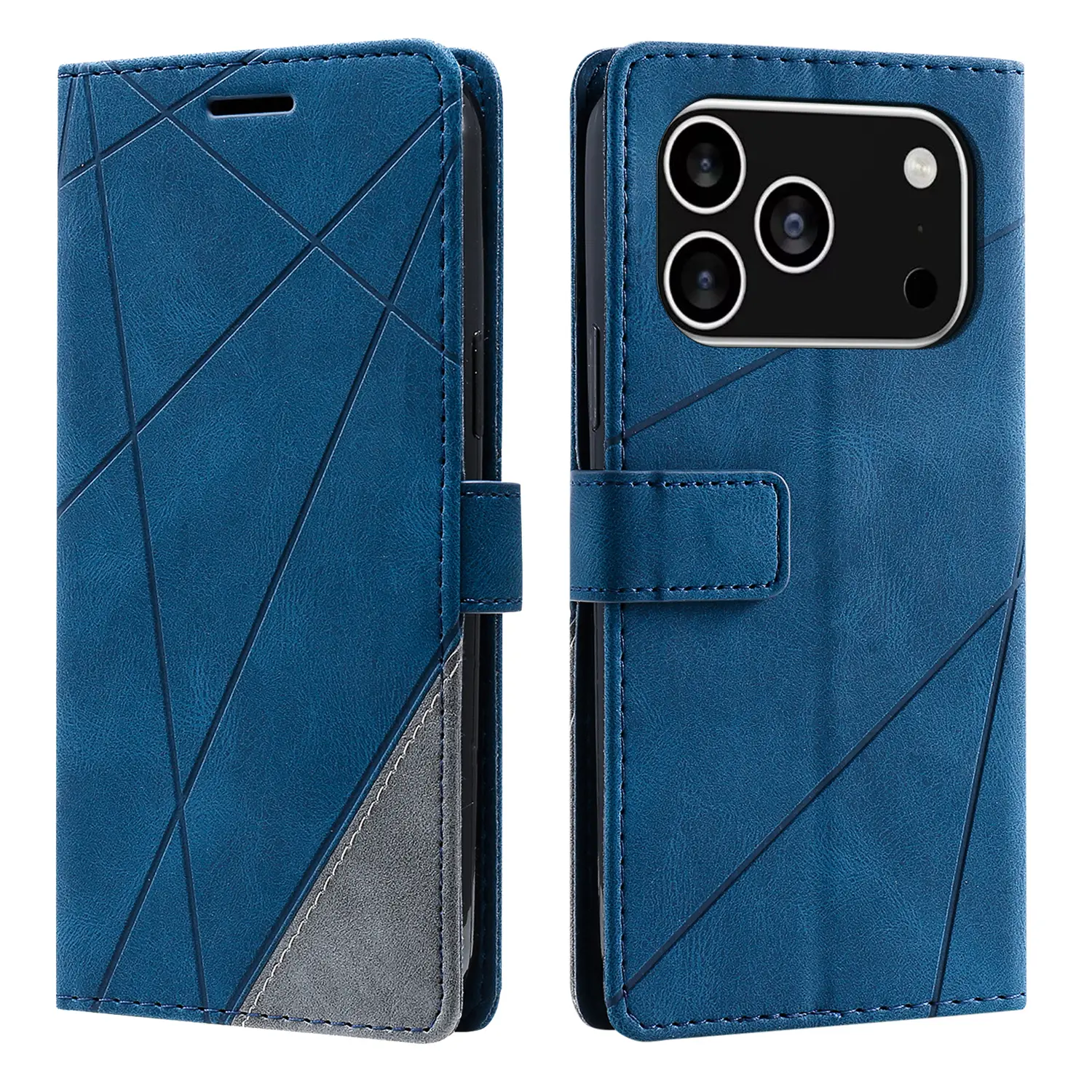 Elegantna_flip_line_torbica-iPhone_17_Pro-modra-1 | Poceni-Ovitki.si