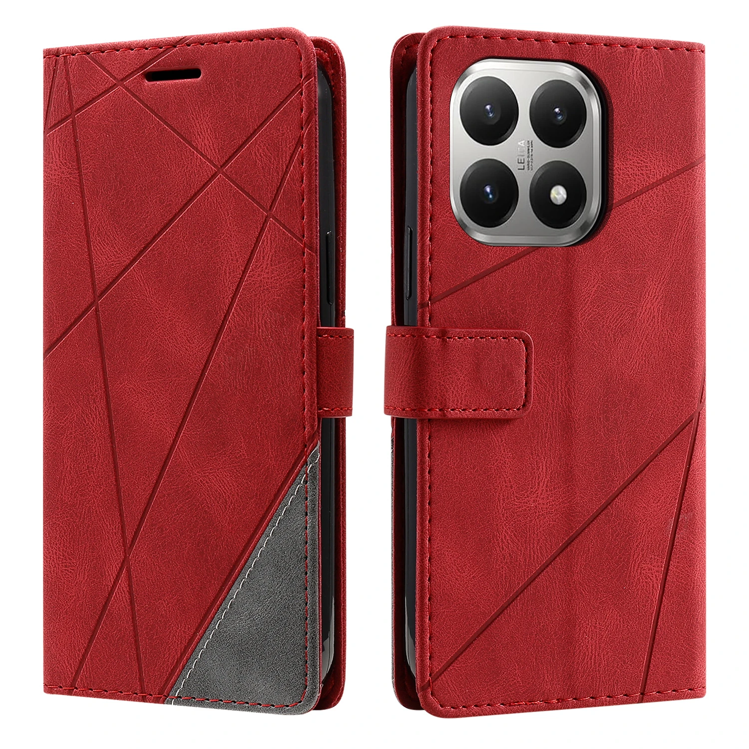 Elegantna_flip_line_torbica-Xiaomi_15T-rdeca-1 | Poceni-Ovitki.si
