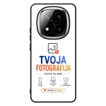 Smartphone screen showing a logo for 'Tvoja Fotografija' with a camera icon and a CTA button 'Ustvari svoj unikát'.