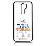 Smartphone screen displaying the 'TVOJA FOTOGRAFIJA' logo in blue and orange with small icons and a CTA at the bottom reading 'USTVARI SVOJ UNIKAT'.