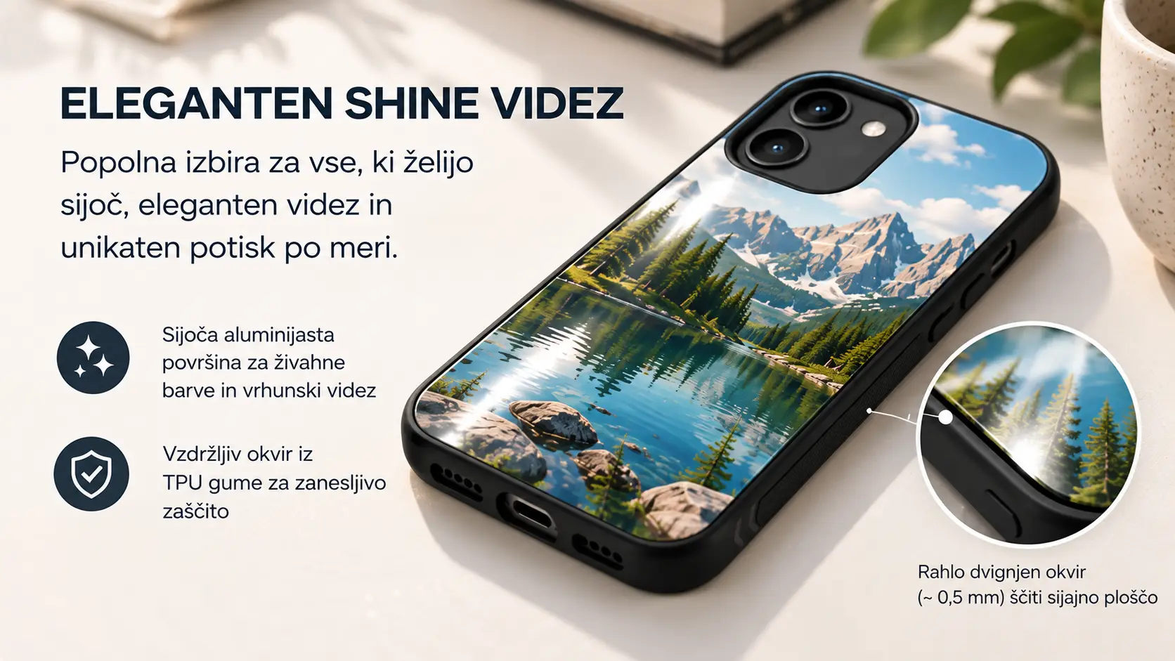 2D Shine ovitek po meri